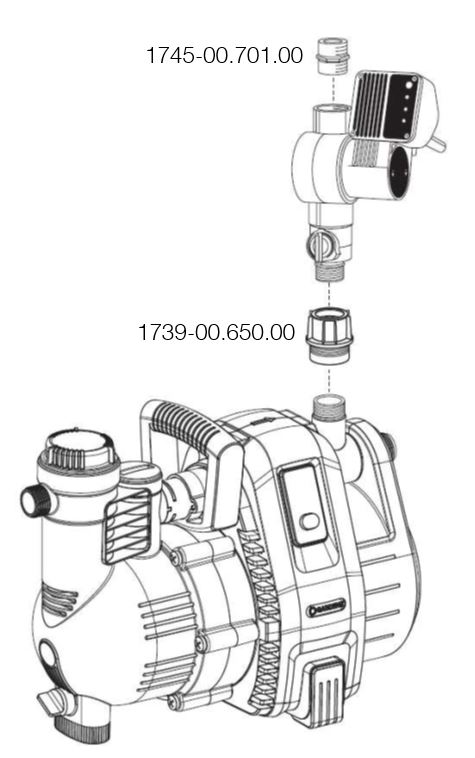 DAB® Hydrofoor met zelfaanzuigende pomp Aquajet 82 M